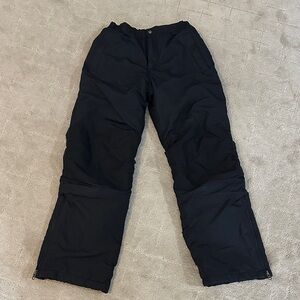 Lands End Kids Black Snow Pants size 12 Slim